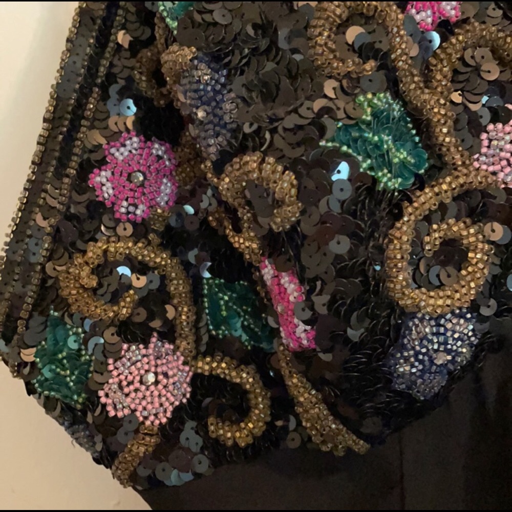 AJ Bari vintage evening dress